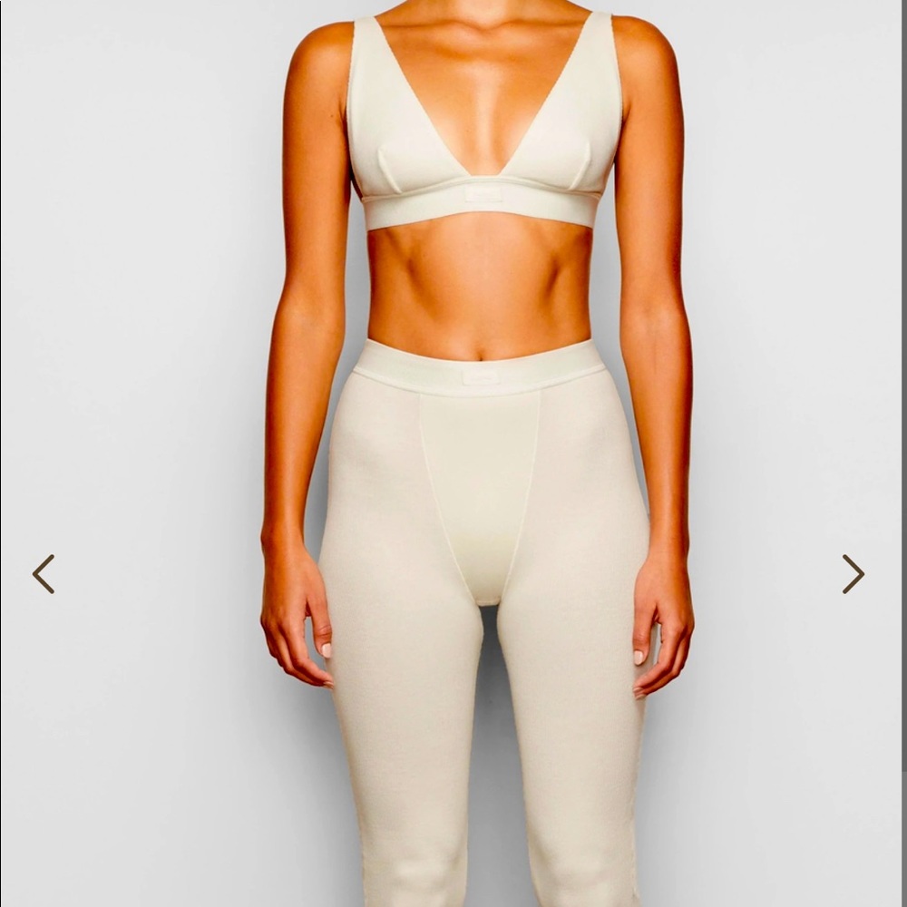 SKIMS Bralette and Ribbed Leggings